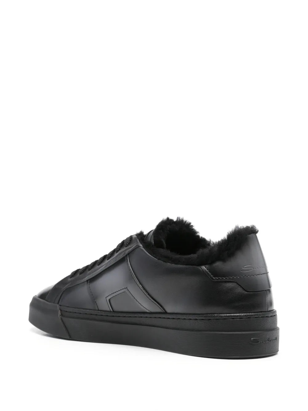 Santoni Leather Sneakers