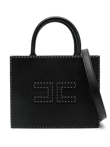 Elisabetta Franchismall contrasting-topstitching tote bag