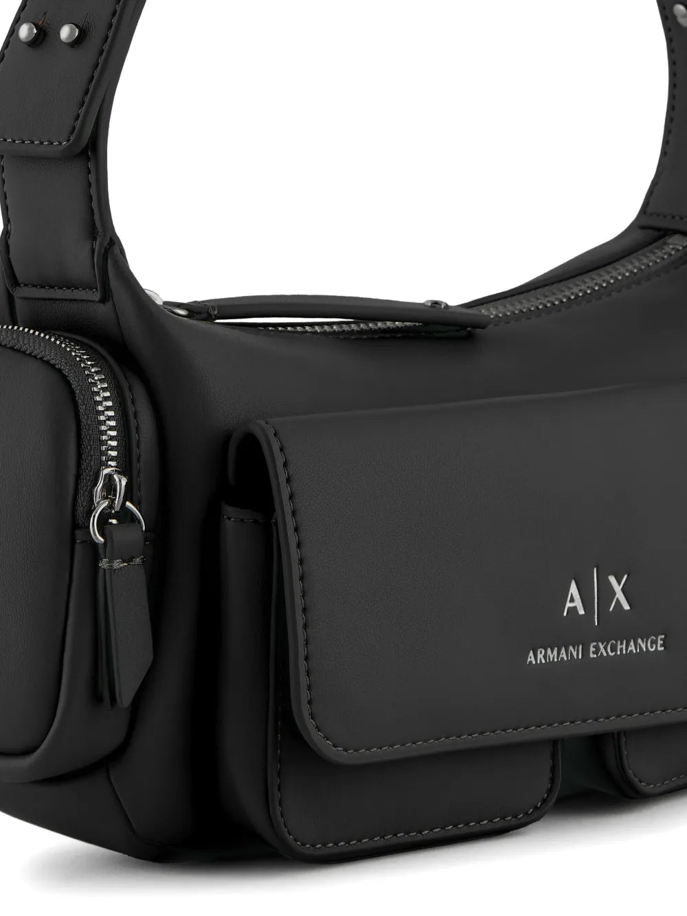 Armani Exchangelogo-print shoulder bag