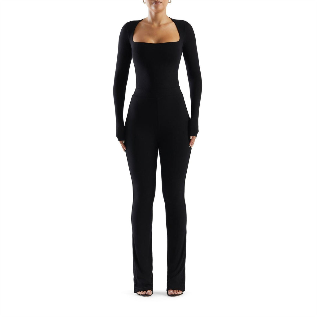Naked Wardrobe Square Neck Sculpt Bodysuit