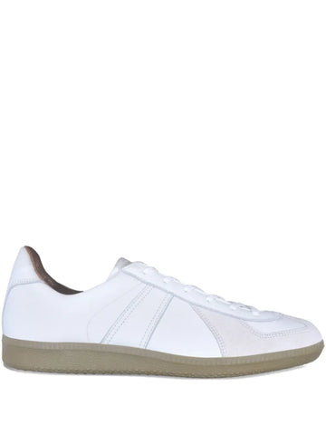 Reproduction Of Found German Military Leather Panelled Sneakers