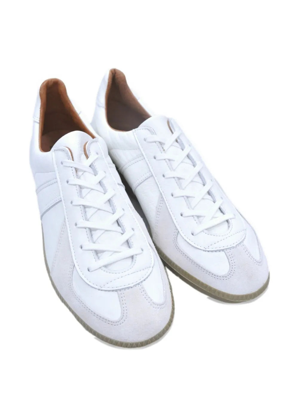 Reproduction Of Found German Military Leather Panelled Sneakers