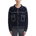 Thom Browne Men's Four-Bar Wool Coat