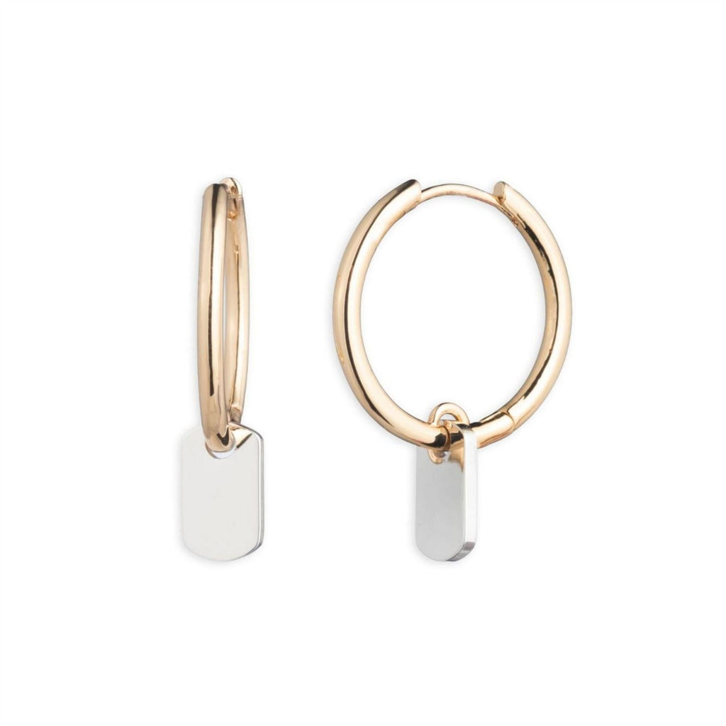 Lauren by Ralph Lauren Lauren Ralph Lauren Gold  And  Silver Tag Drop Earrings