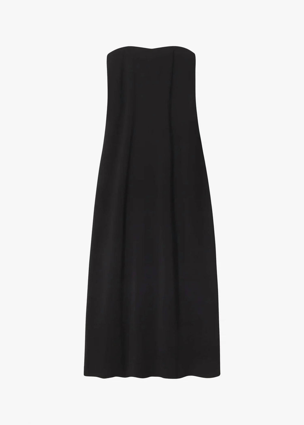 Strapless Maxi Dress In Black
