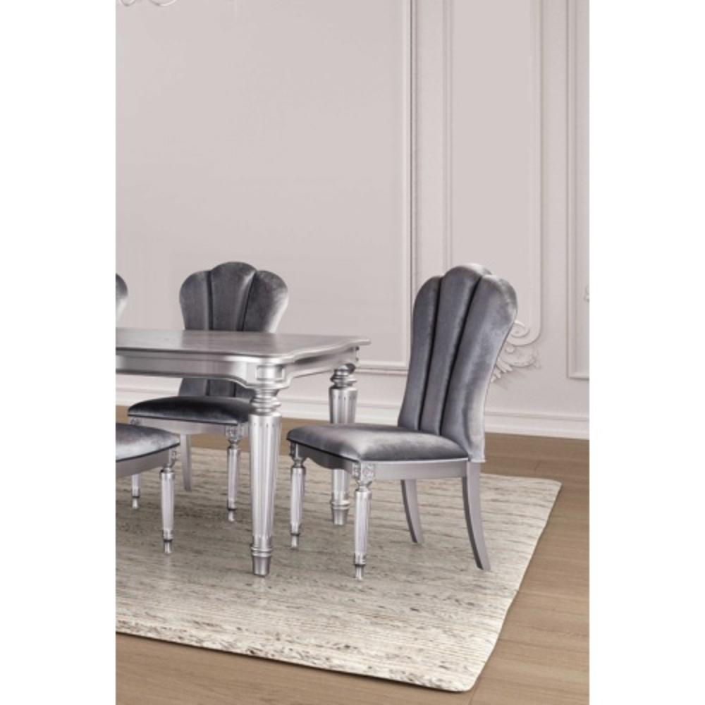 Elegant Side Chairs with Padded Upholstery and Sturdy Frames