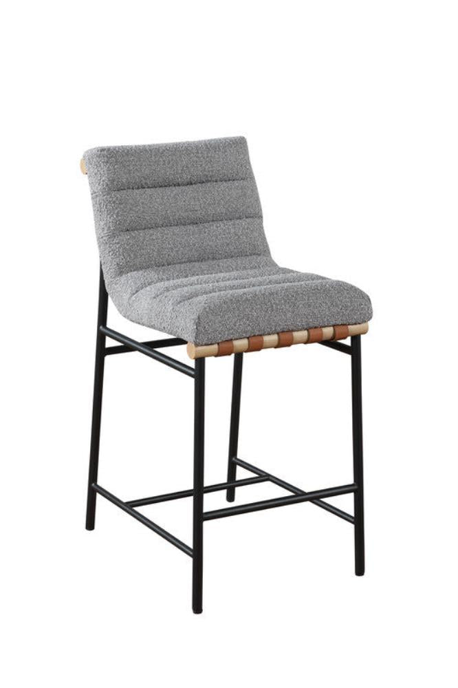 Elegant Counter Height Chairs with Fabric Upholstery