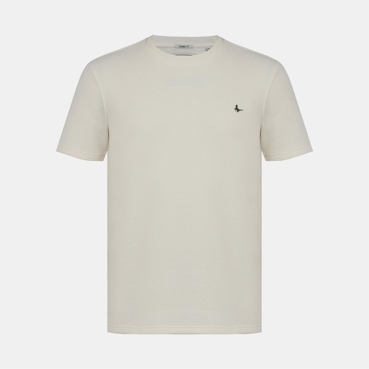 Jack Wills JW Bubble Texture Cotton Short Sleeve Crew Neck Oversized T Shirt