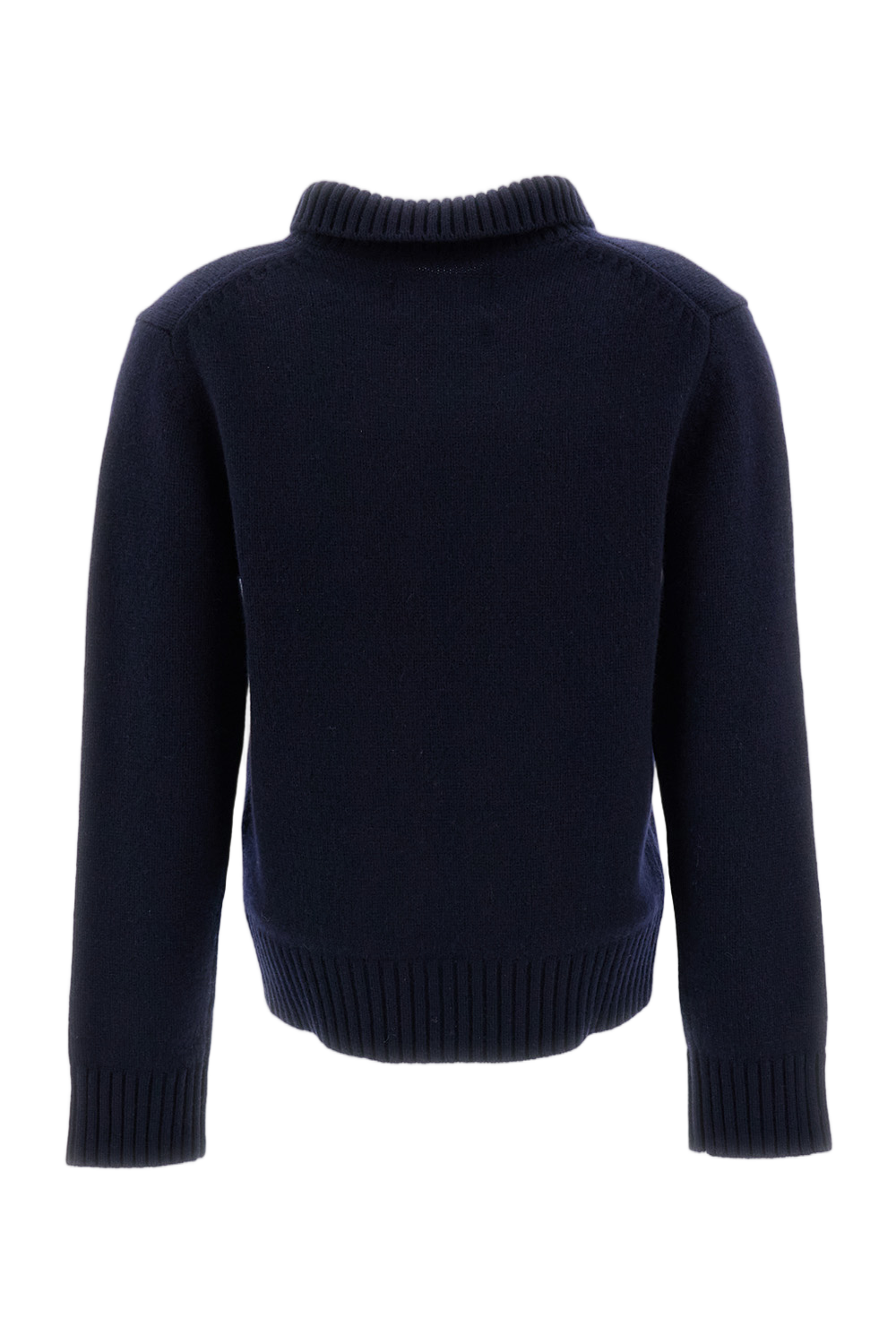 Blue Jo Heavyweight Ribbed Polo Cashmere Sweater