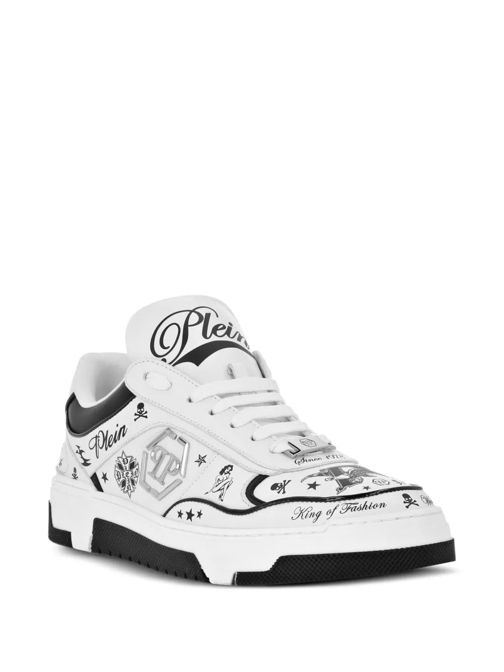 Philipp Plein Tattoo-Print Sneakers