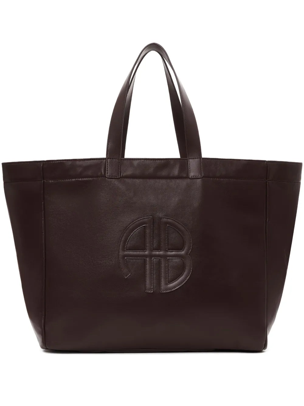ANINE BINGlarge Rio logo-plaque leather tote bag