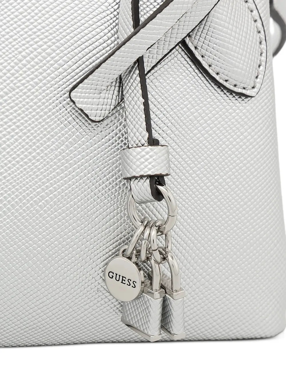 GUESS USAFedana metallic-finish tote bag