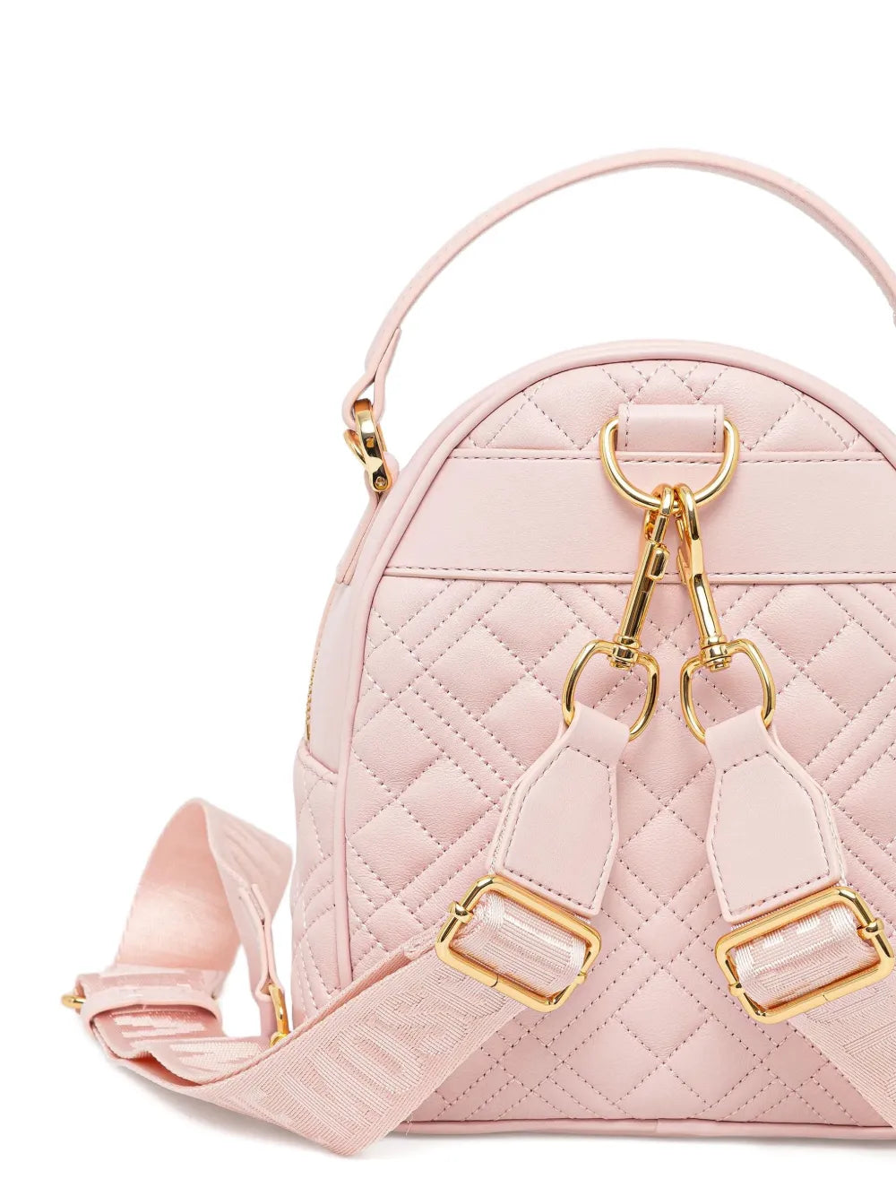 Love Moschinoquilted heart-logo backpack