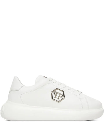 Philipp Plein Logo-Plaque Flat Sneakers