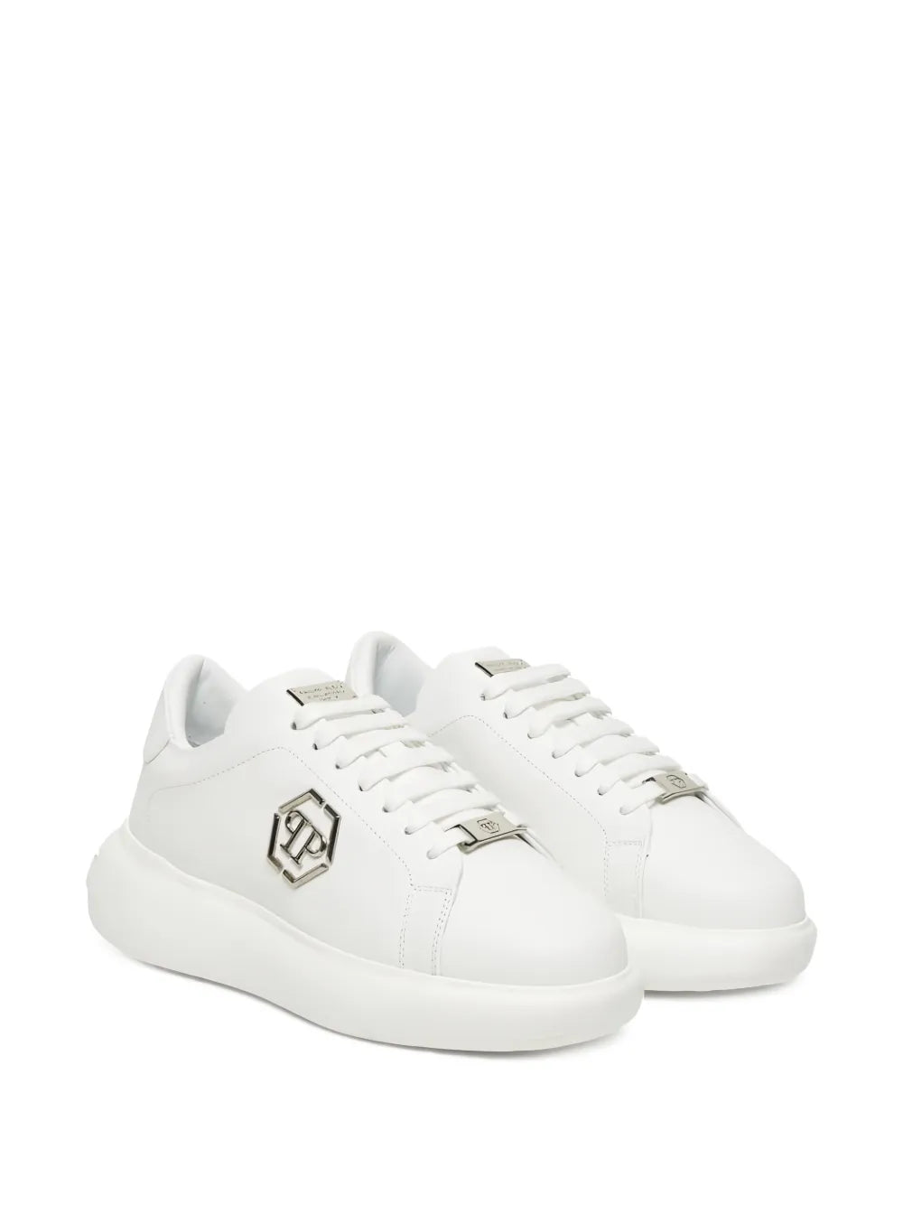 Philipp Plein Logo-Plaque Flat Sneakers