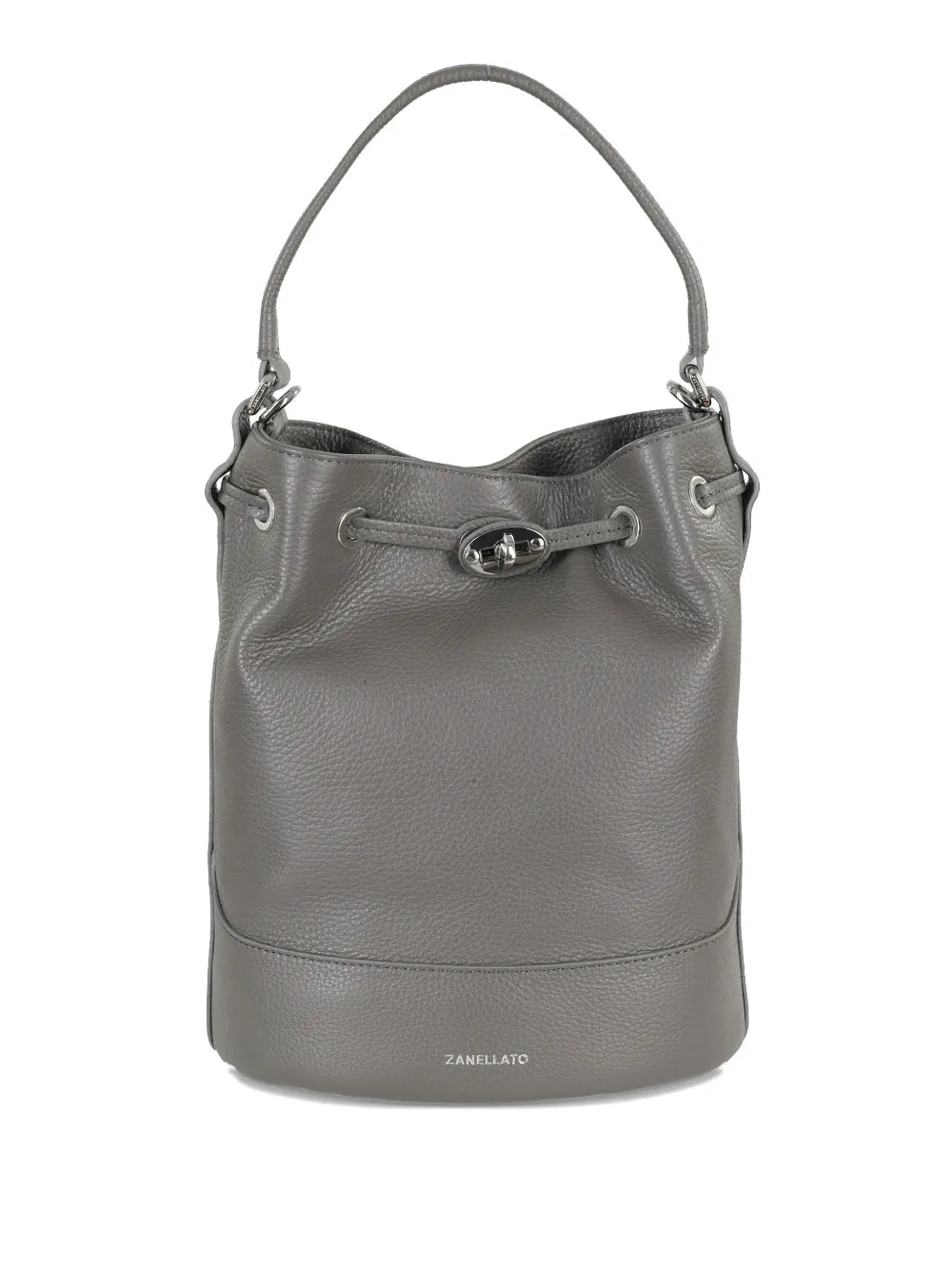 Zanellatologo-print bucket bag