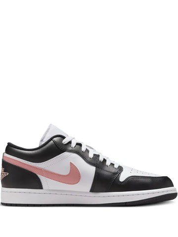 Air Jordan 1 Black Rust Pink Sneakers