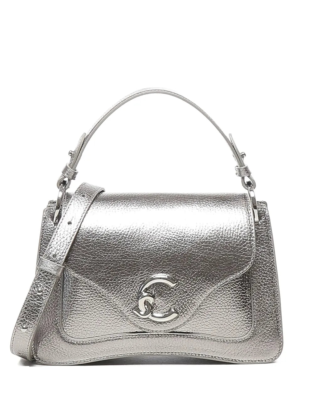 CoccinelleC-ME metallic leather tote bag