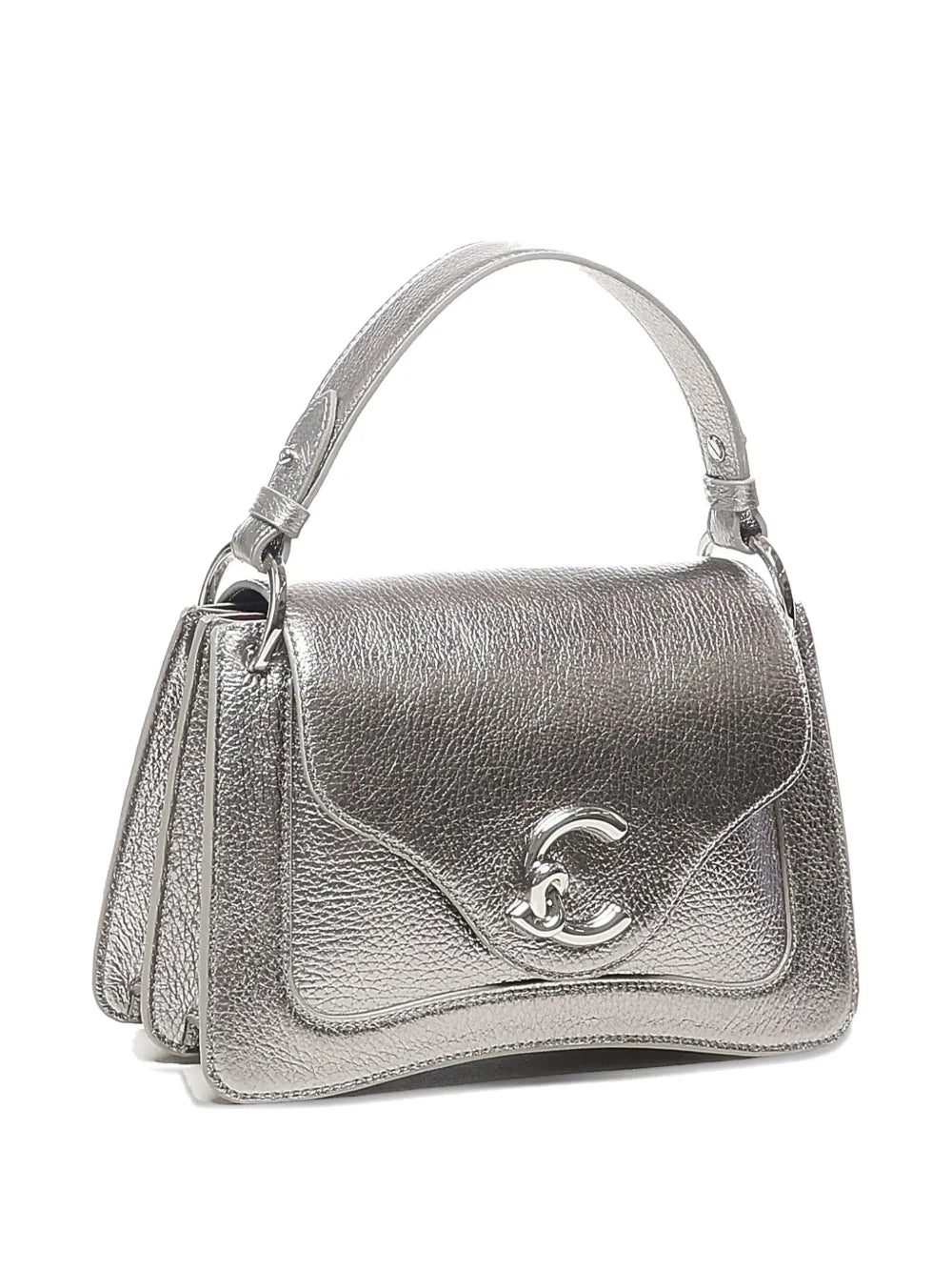 CoccinelleC-ME metallic leather tote bag