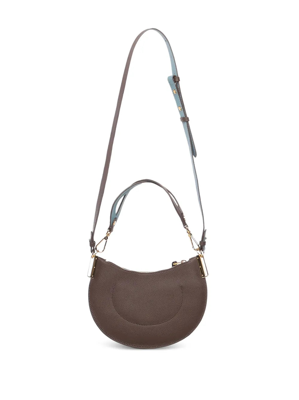 Coccinellelogo-detail leather shoulder bag