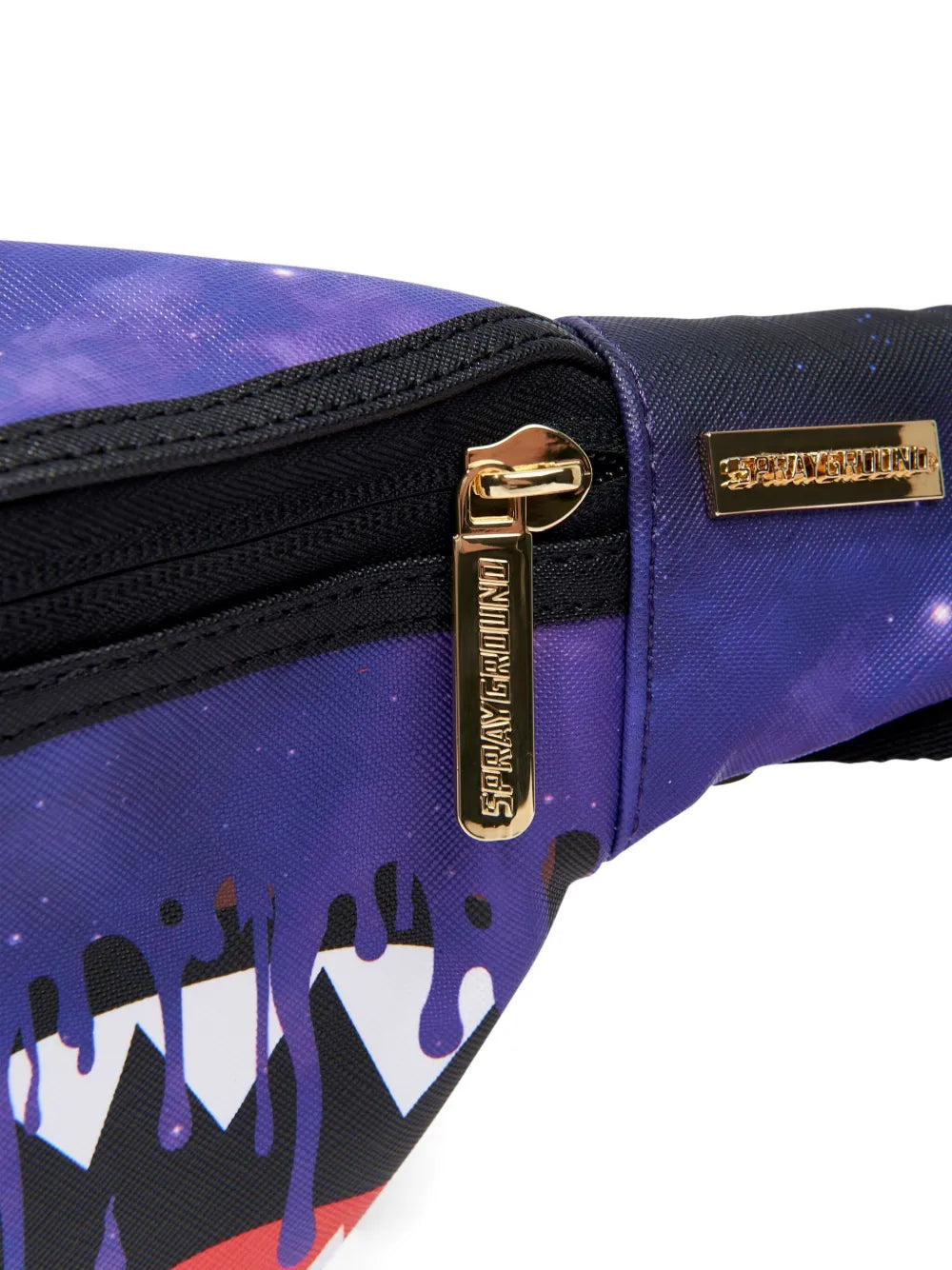 Spraygroundgalaxy-shark-tooth belt bag