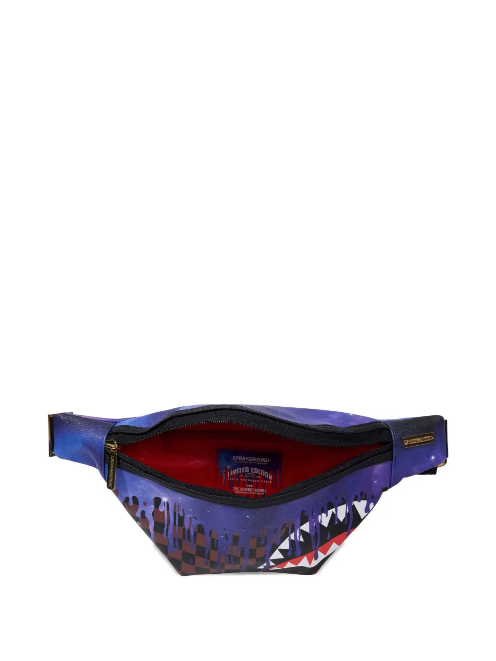 Spraygroundgalaxy-shark-tooth belt bag