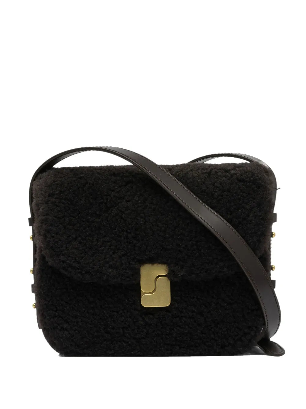 Soeurmini shearling shoulder bag