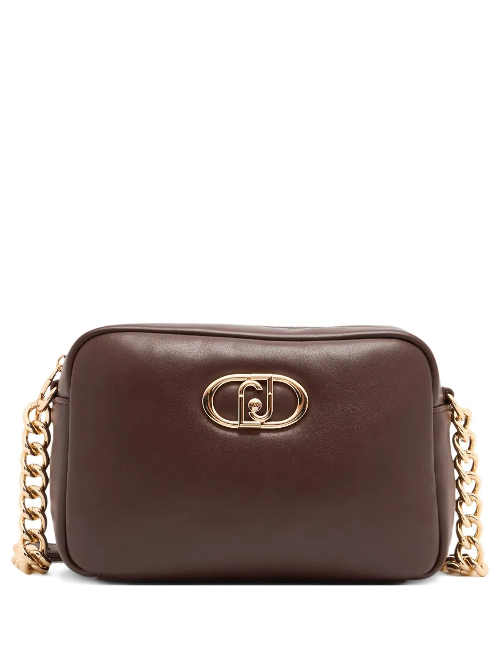 LIU JOmedium LaPuffy logo-plaque chain-strap cross body bag