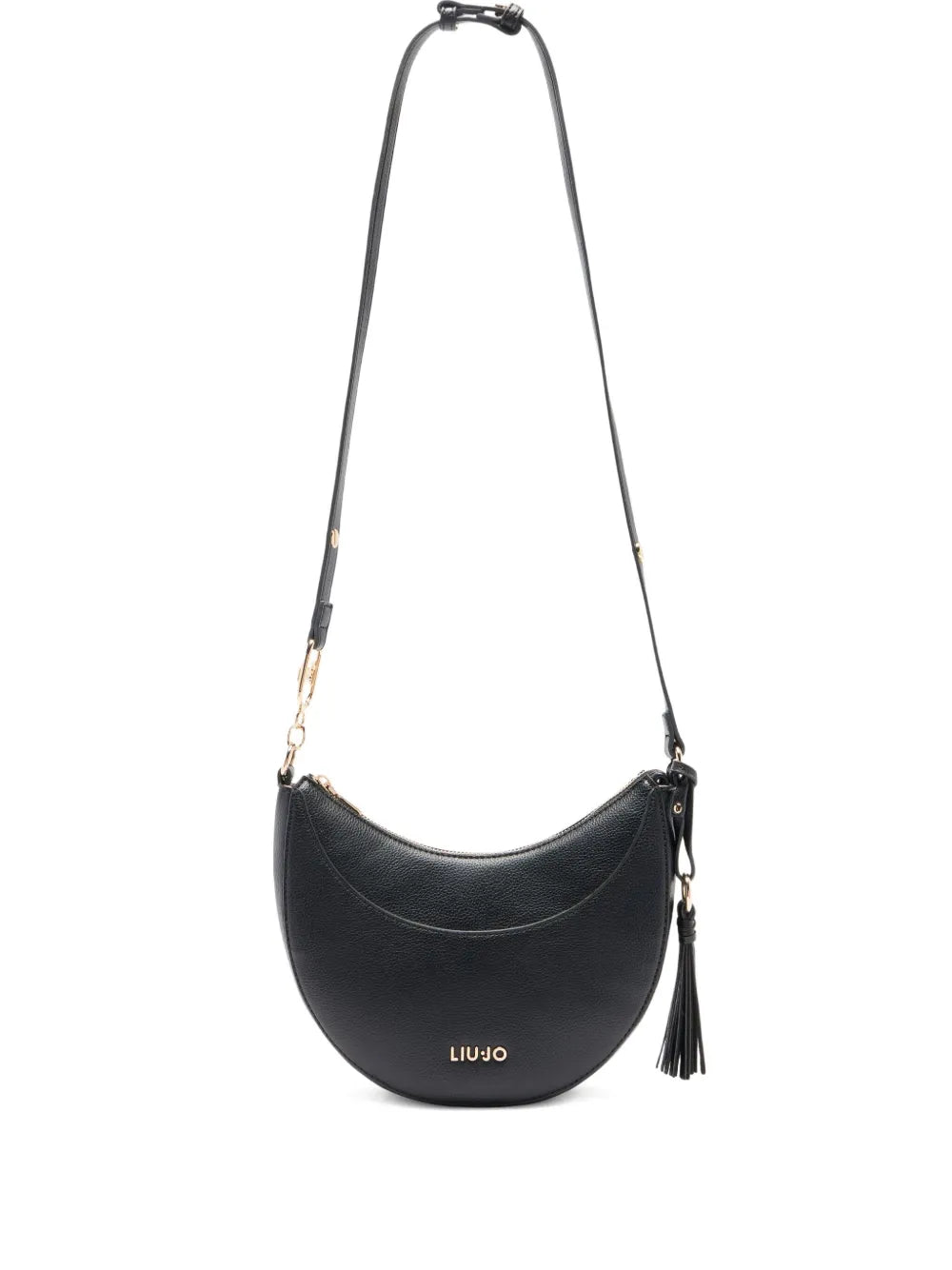 LIU JOmedium crescent-shaped tassel satchel bag