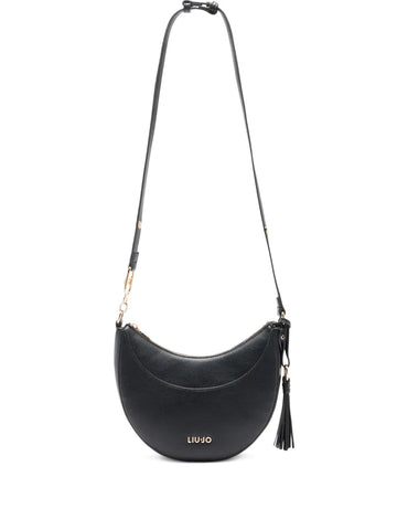 LIU JOmedium crescent-shaped tassel satchel bag