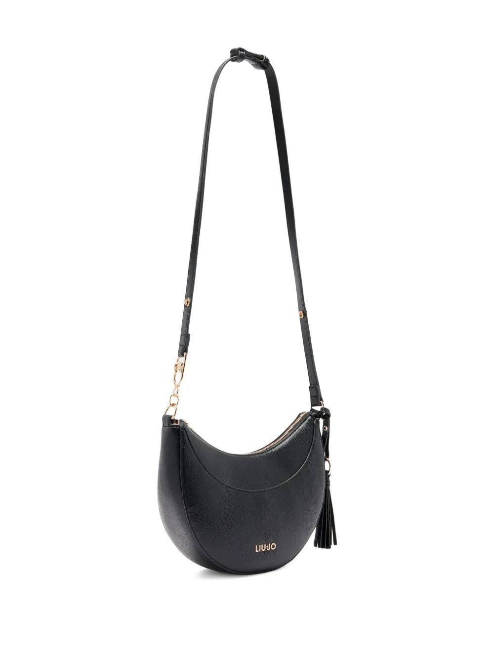LIU JOmedium crescent-shaped tassel satchel bag