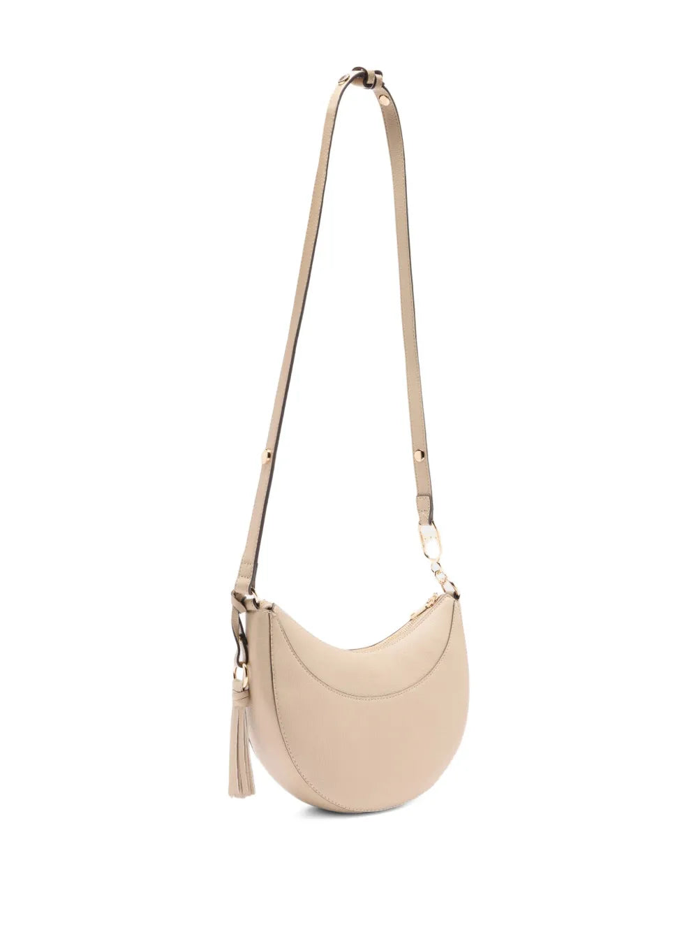 LIU JOmedium tassel crescent cross body bag