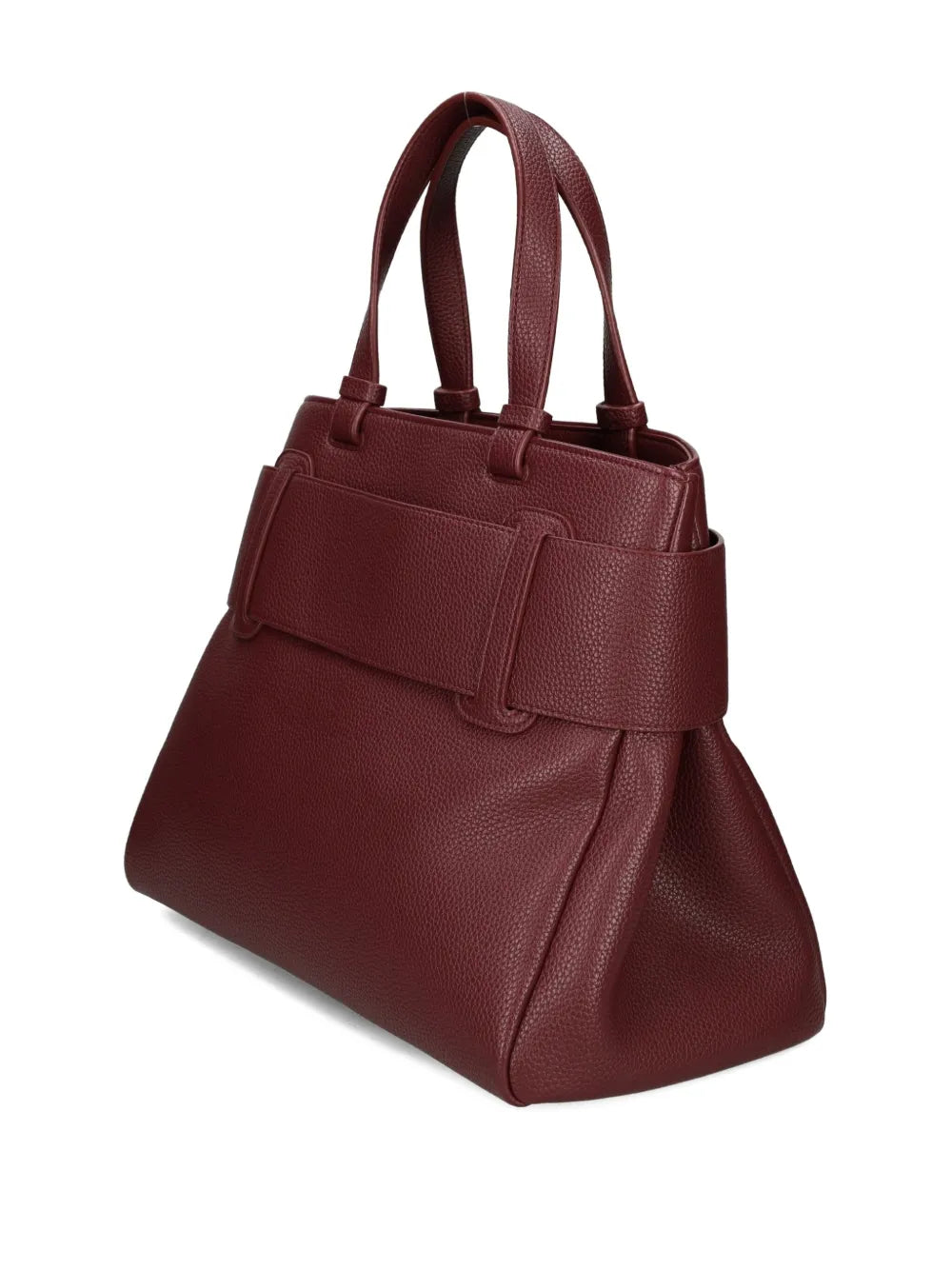 Armani Exchangebuckle-detail tote bag