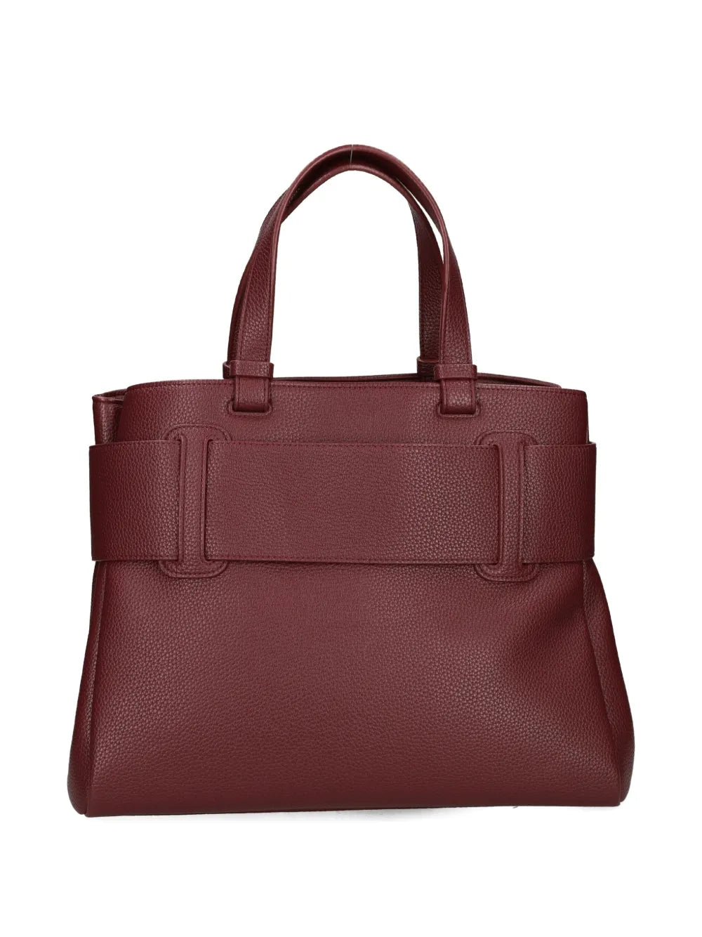 Armani Exchangebuckle-detail tote bag