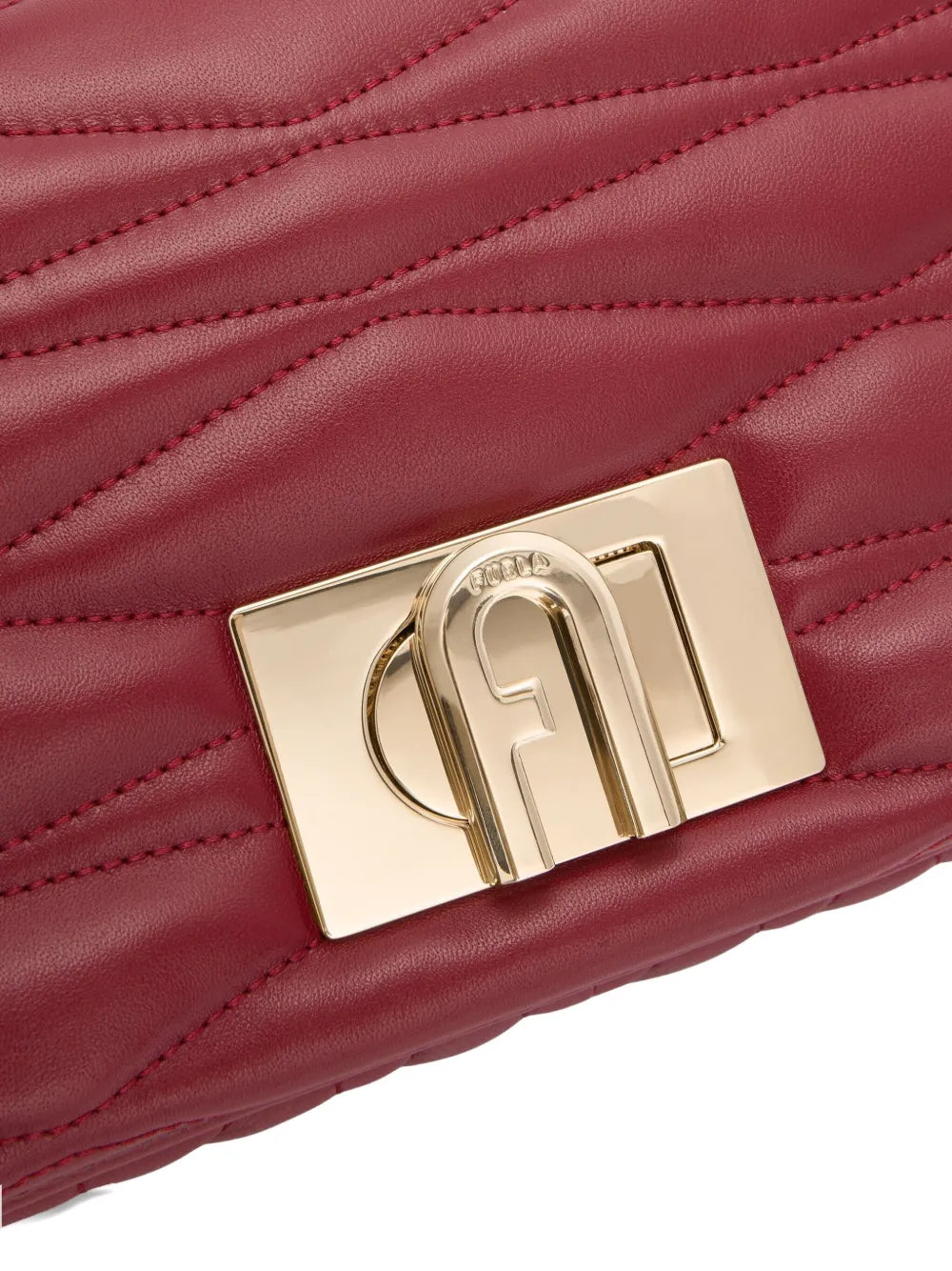 Furlasmall Mala quilted chain-strap cross body bag