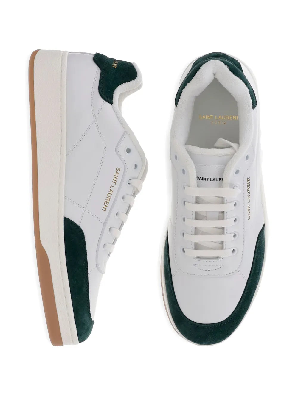 Saint Laurent Leather Low-Top Sneakers