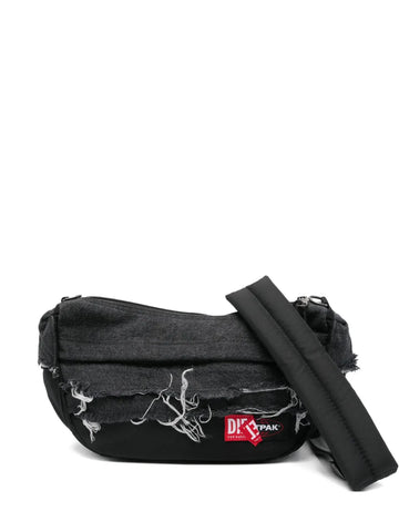 Eastpakx Diesel frayed denim shoulder bag