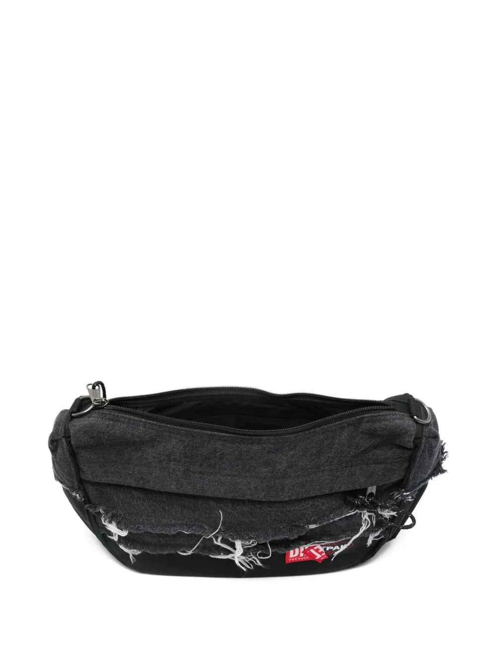 Eastpakx Diesel frayed denim shoulder bag