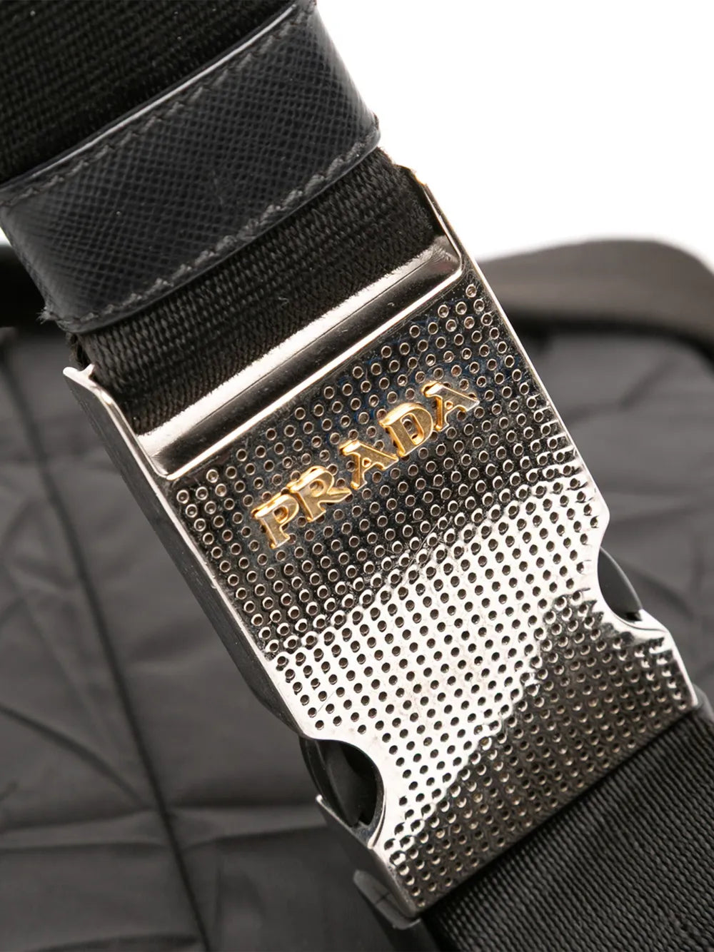 Pre-OwnedPrada Pre-Owned2013-2025 Quilted Tessuto crossbody bag