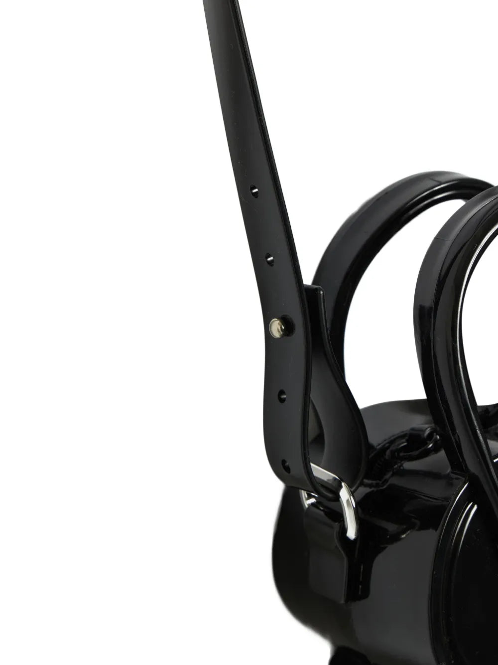 Comme Des Garns Girlflower top handle shoulder bag