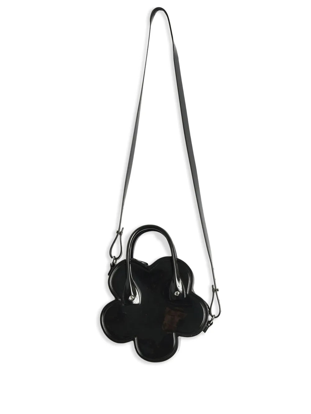 Comme Des Garns Girlflower top handle shoulder bag