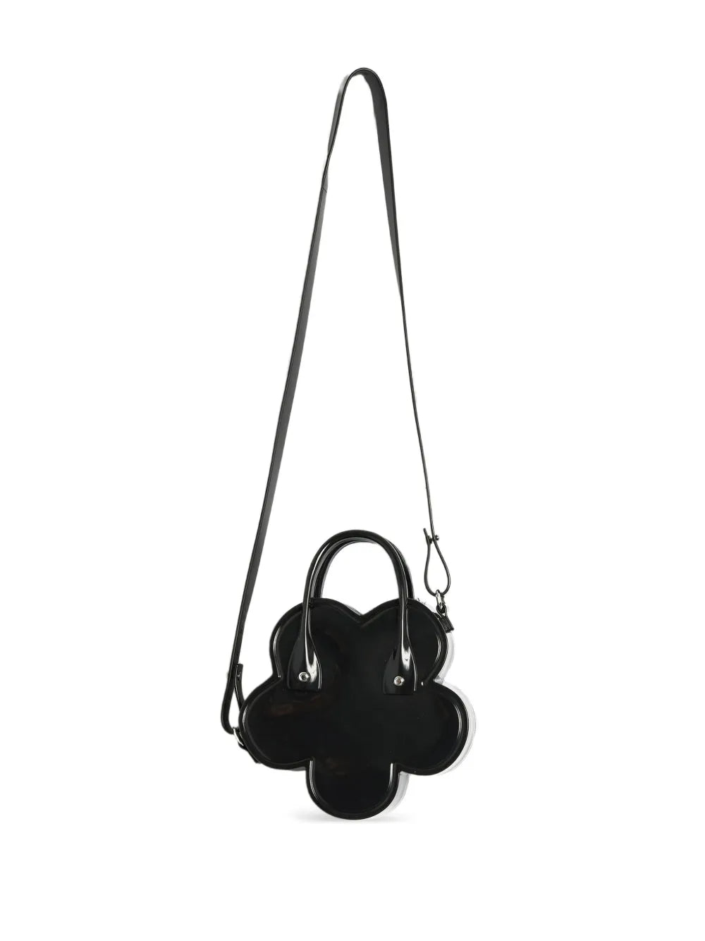 Comme Des Garns Girlflower top handle shoulder bag