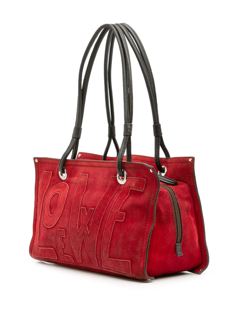Pre-OwnedLoewe Pre-Owned2005 Anagram Suede shoulder bag