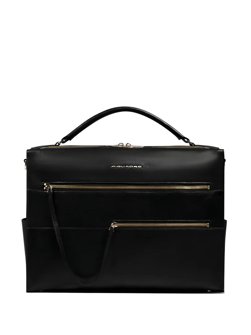 PIQUADROzip handle laptop bag