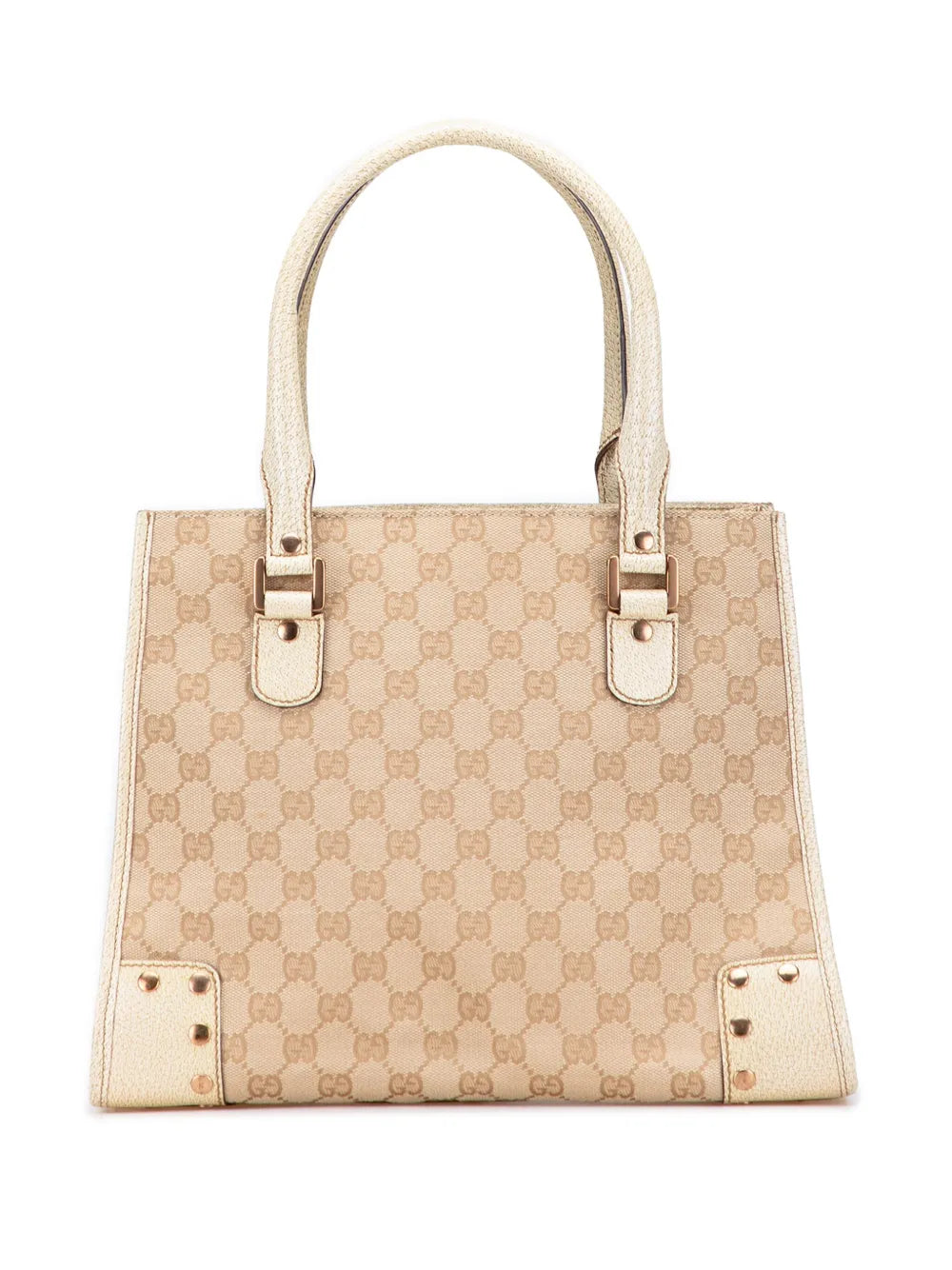 Pre-OwnedGucci Pre-Owned2000-2015 GG Canvas Nailhead tote bag