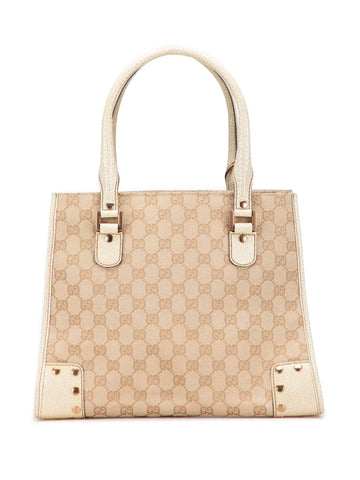 Pre-OwnedGucci Pre-Owned2000-2015 GG Canvas Nailhead tote bag