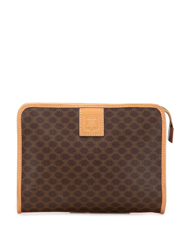 Pre-OwnedCeline Pre-Owned2015 Macadam Coated Canvas clutch bag