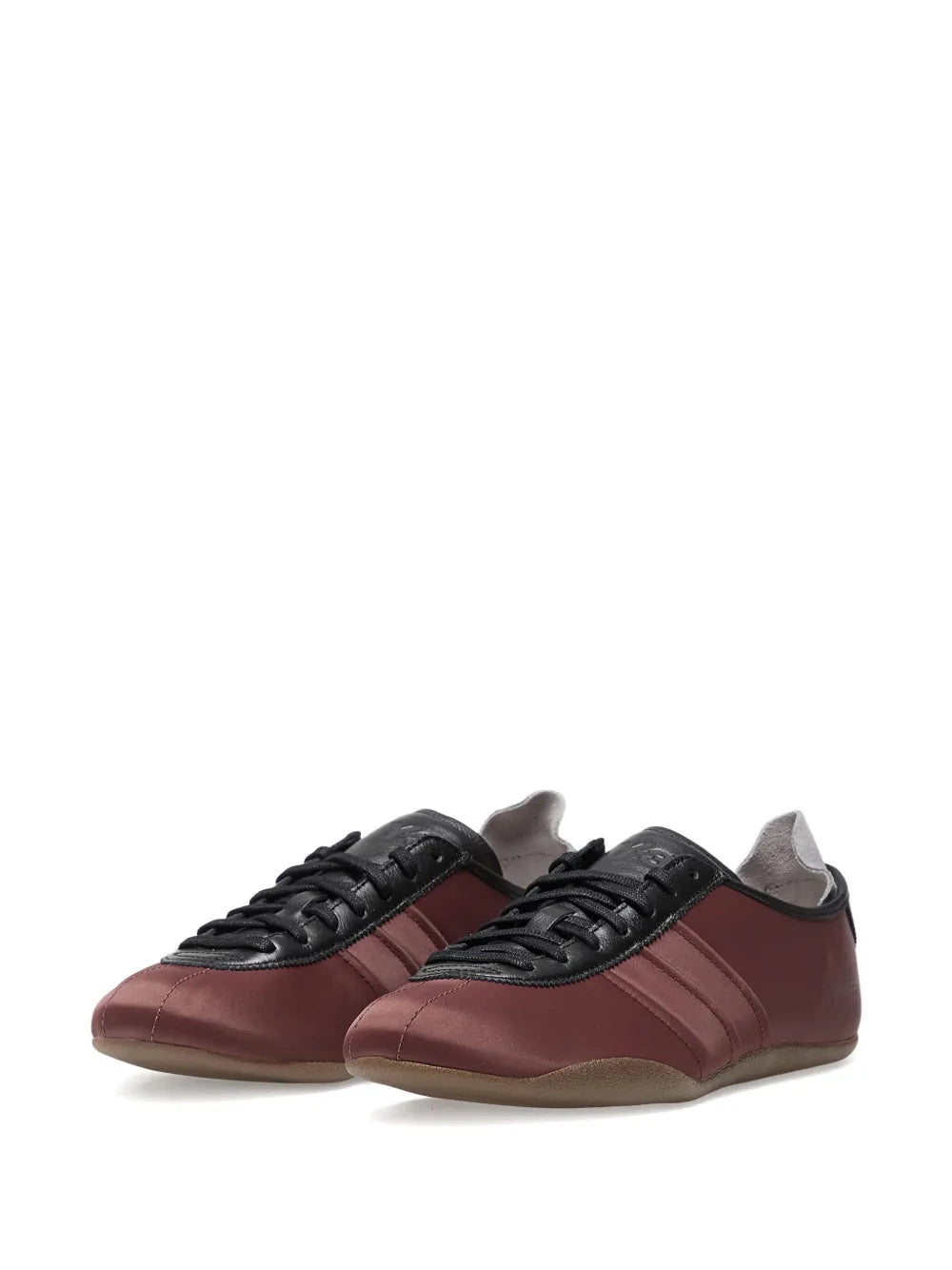 Y-3 Satin-Paneled Lace-Up Trainers
