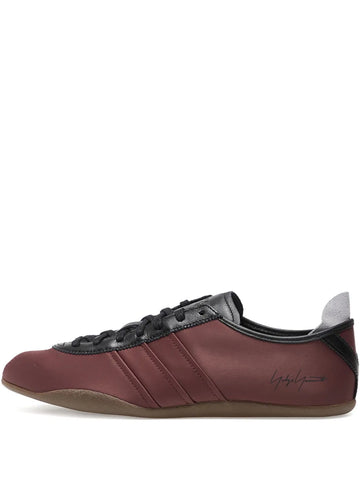 Y-3 Satin-Paneled Lace-Up Trainers