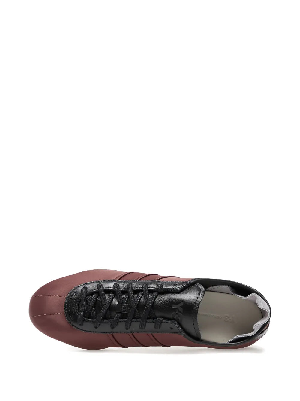 Y-3 Satin-Paneled Lace-Up Trainers